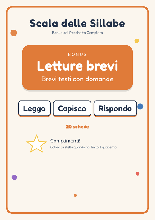 Copertina bonus Letture brevi