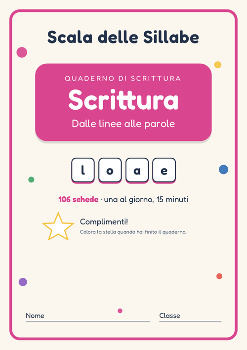 Quaderno di scrittura